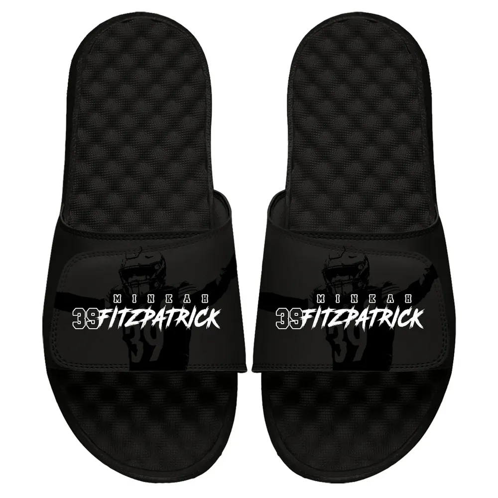 Lids Minkah Fitzpatrick Pittsburgh Steelers ISlide Tonal Pop Slide Sandals  - Black