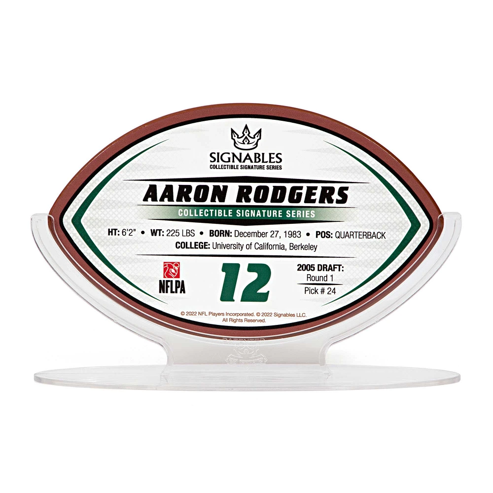 Signatures Aaron Rodgers Green Bay Packers Signature Series Collectible