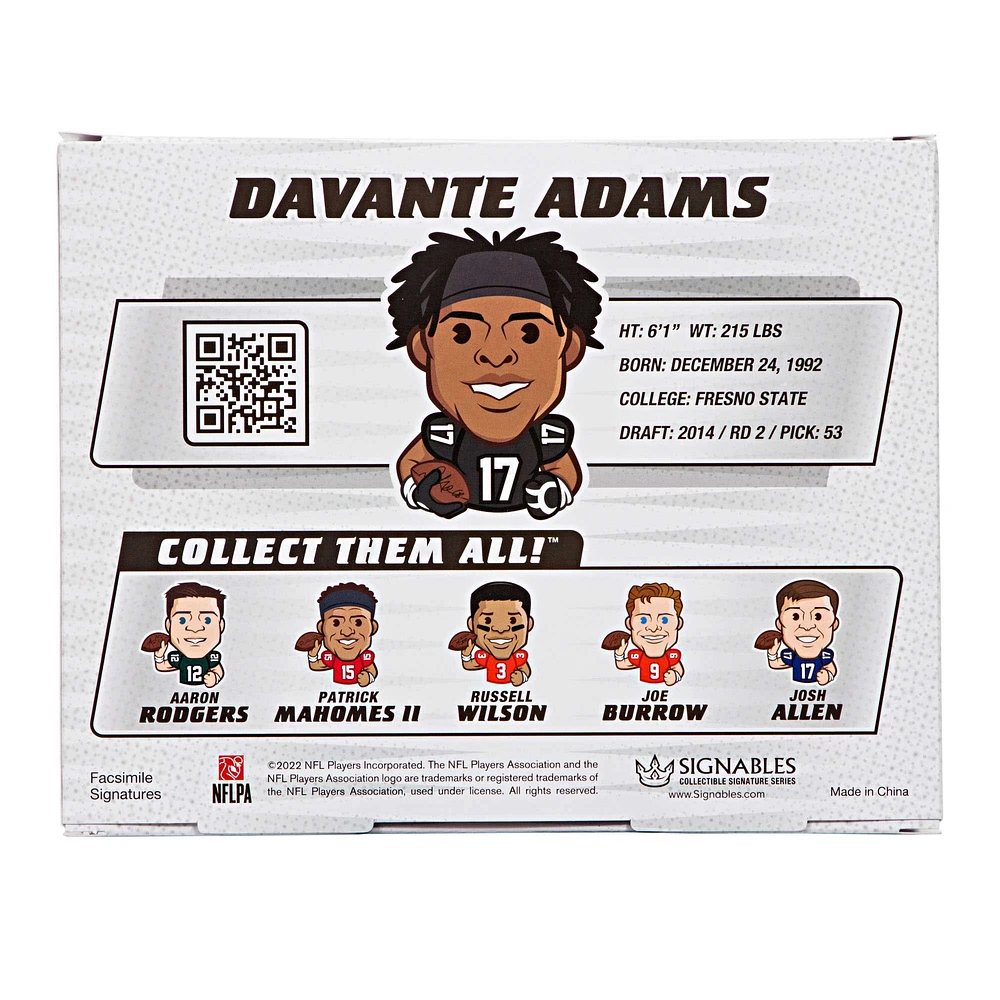 Signables Davante Adams Las Vegas Raiders Signature Series Collectible