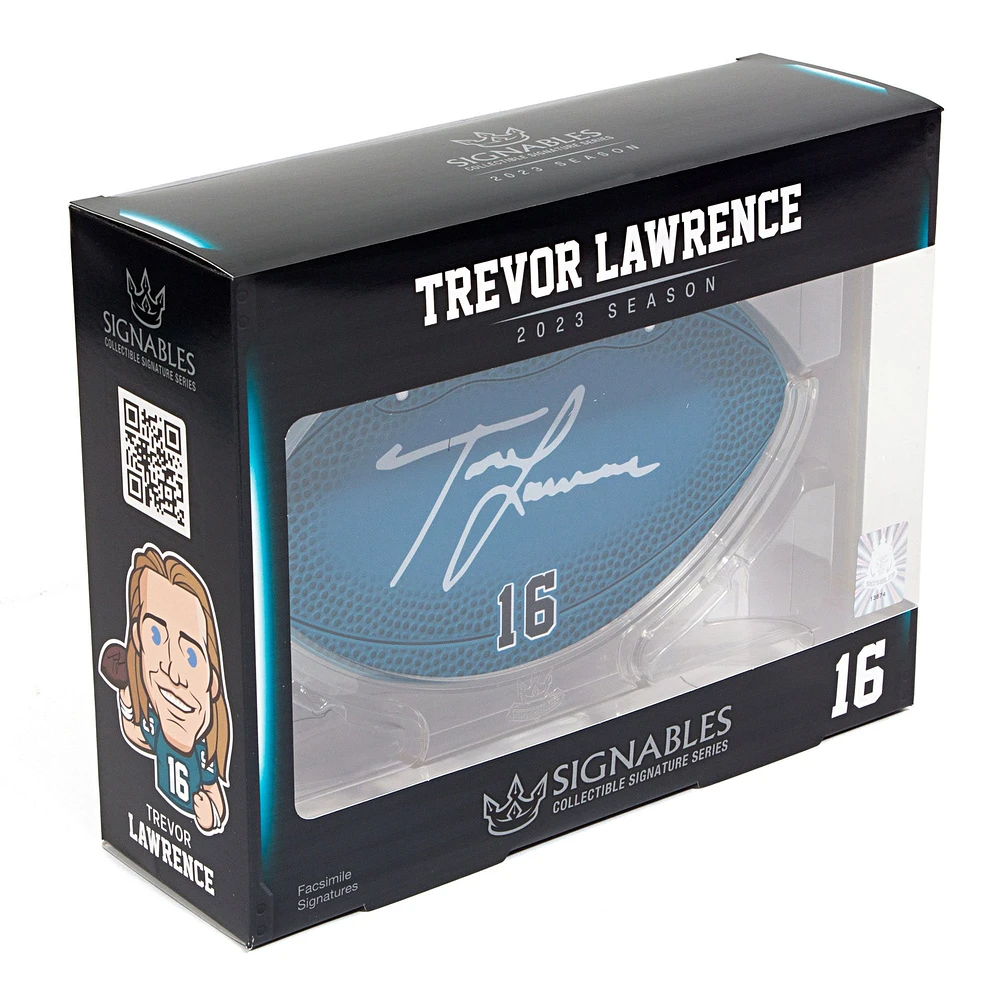 Signables Trevor Lawrence Jacksonville Jaguars Signature Series Objet de collection