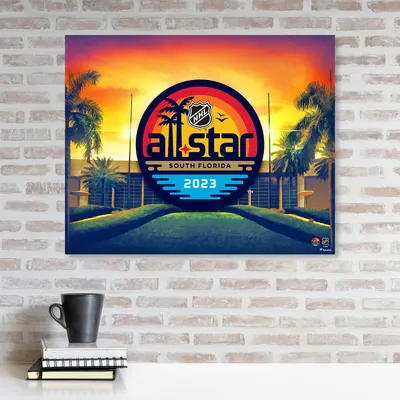 2023 MLB All-Star Game Unsigned Fanatics Authentic Stretched 20 x 24  Canvas Giclee Print - Designed by Artist Brian Konnick