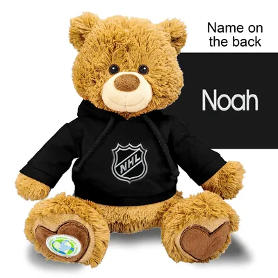 NHL-Logo Personalized Plush Polly Bear - Black