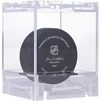 Vitrine de présentation pour rondelles de hockey – pliable et empilable