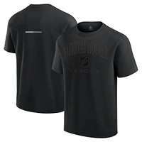 T-shirt noir NHL Elements Flex Tri-Blend pour homme Fanatics