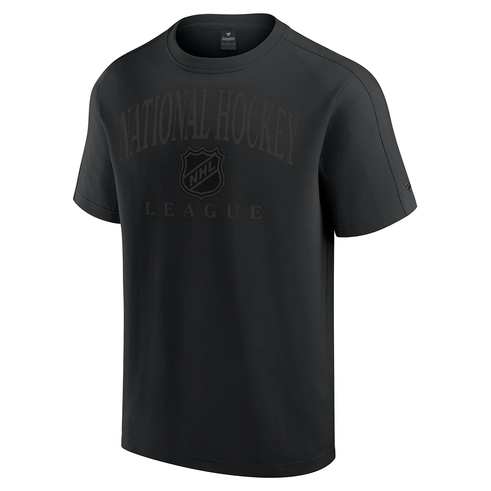 T-shirt noir NHL Elements Flex Tri-Blend pour homme Fanatics