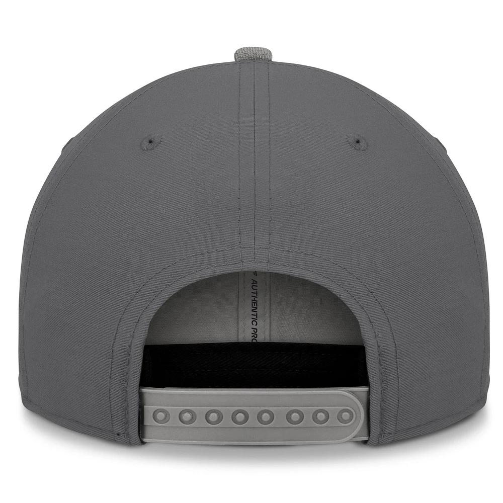 Men's Fanatics Charcoal/Gray NHL Alumni Association Adjustable Hat