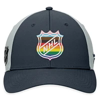 Men's Fanatics Charcoal NHL Authentic Pro Pride Snapback Hat