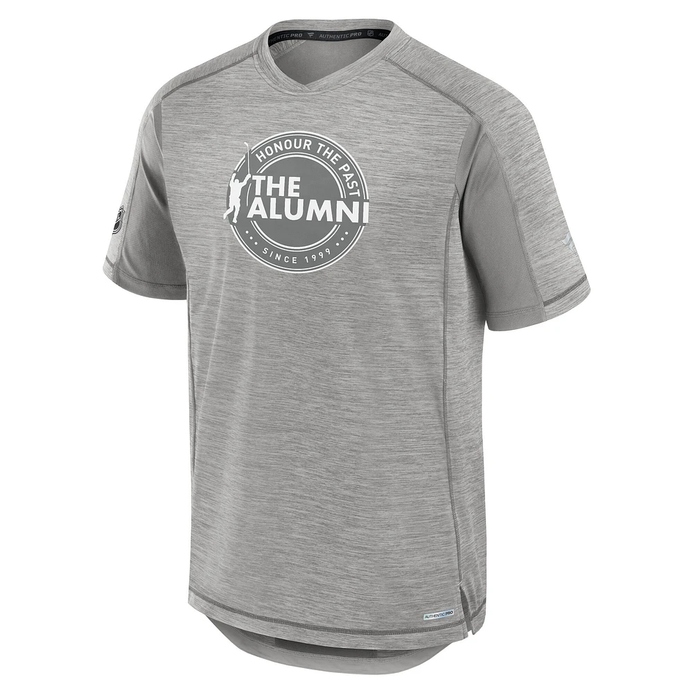 Men's Fanatics Gray Authentic Pro The Alumni Performance T-Shirt
