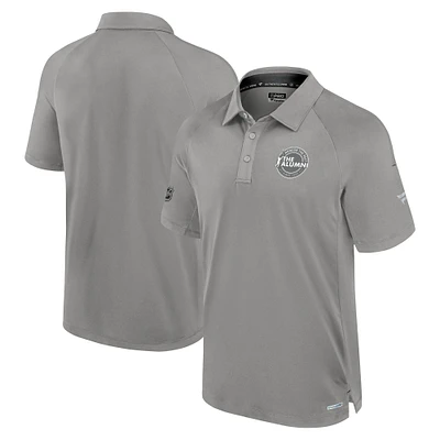 Men's Fanatics Gray Authentic Pro The Alumni Polo