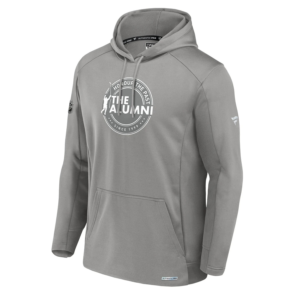 Sweat à capuche gris authentique Pro The Alumni pour homme