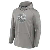 Sweat à capuche gris authentique Pro The Alumni pour homme
