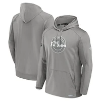 Sweat à capuche gris authentique Pro The Alumni pour homme