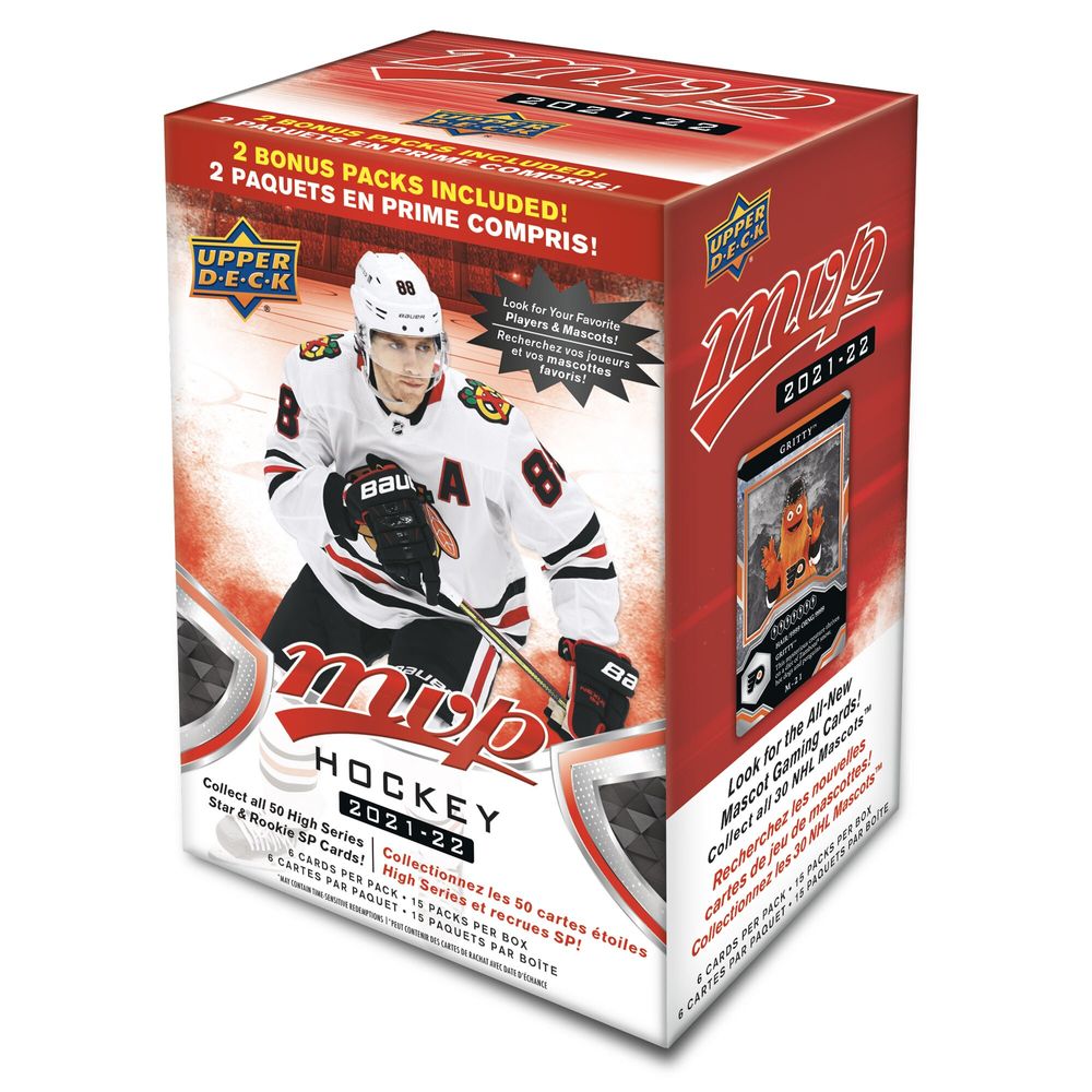 NHL 2021-22 Upper Deck MVP Blaster Factory Sealed 15-Pack Box