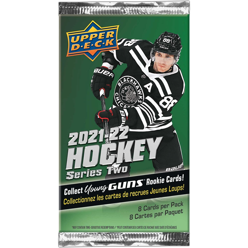 NHL 2021-22 Upper Deck Series Two Hockey Factory Sealed 6-Pack - Blaster Box