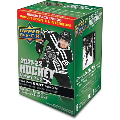 NHL 2021-22 Upper Deck Series Two Hockey Factory Sealed 6-Pack - Blaster Box