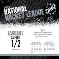 Calendrier LNH-Logo 2022 Box