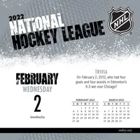 Calendrier LNH-Logo 2022 Box