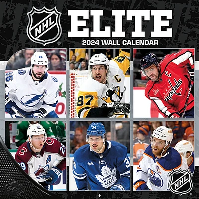 Mini calendrier mural 2024 7'' x 7'' NHL-Logo