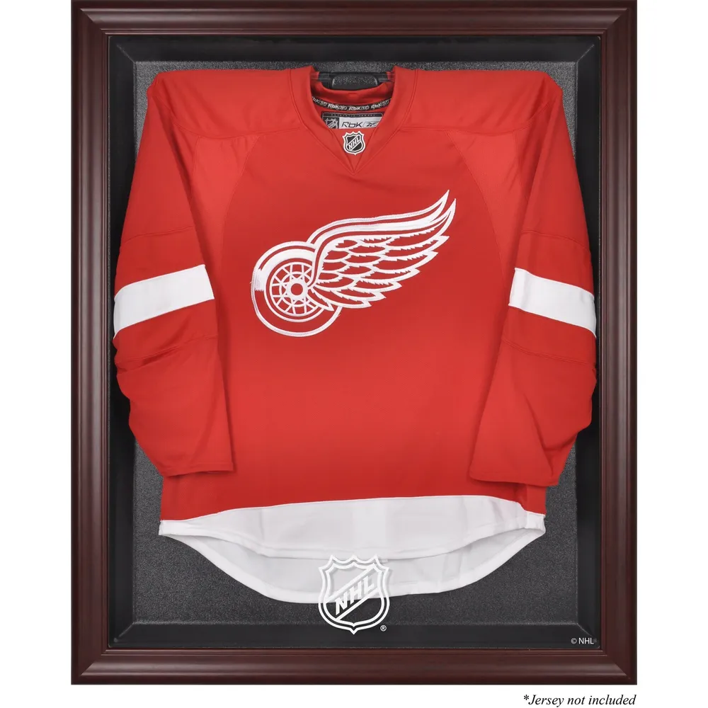 NHL Shield Mahogany Framed Jersey Display Case