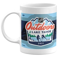 The Sports Vault Boston Bruins vs Philadelphia Flyers 2021 NHL Outdoors at Lake Tahoe - 11oz. Ensemble de tasse à café