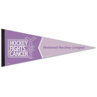 Fanion de qualité supérieure WinCraft NHL 2024 Hockey Fights Cancer