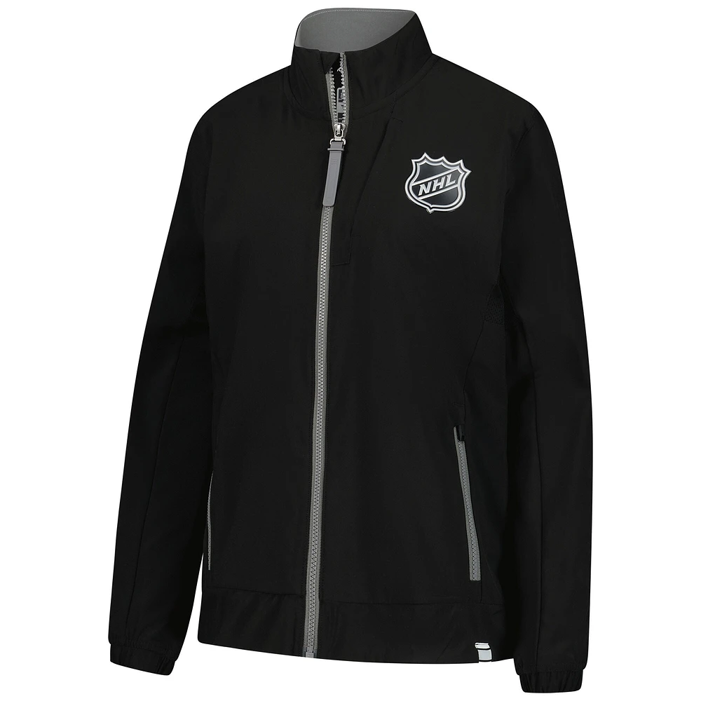 Women's Fanatics Black NHL Authentic Pro Rink Coaches Full-Zip Jacket