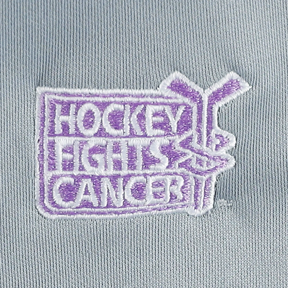 Women's Levelwear Gray NHL 2022 Hockey Fights Cancer Remi Quarter-Zip Top