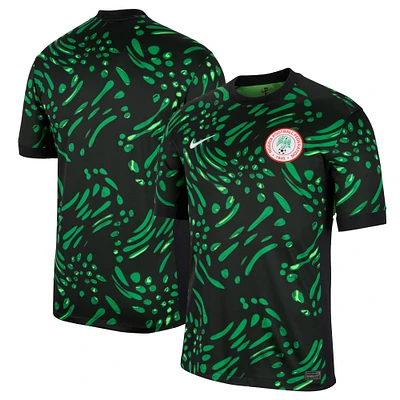 Maillot réplique extérieur Nike noir de l'équipe nationale du Nigeria 2024 pour homme