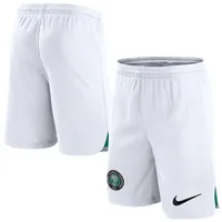 Men's Nike White Nigeria National Team Away Performance Stadium Shorts