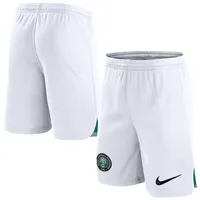 Men's Nike White Nigeria National Team Away Performance Stadium Shorts