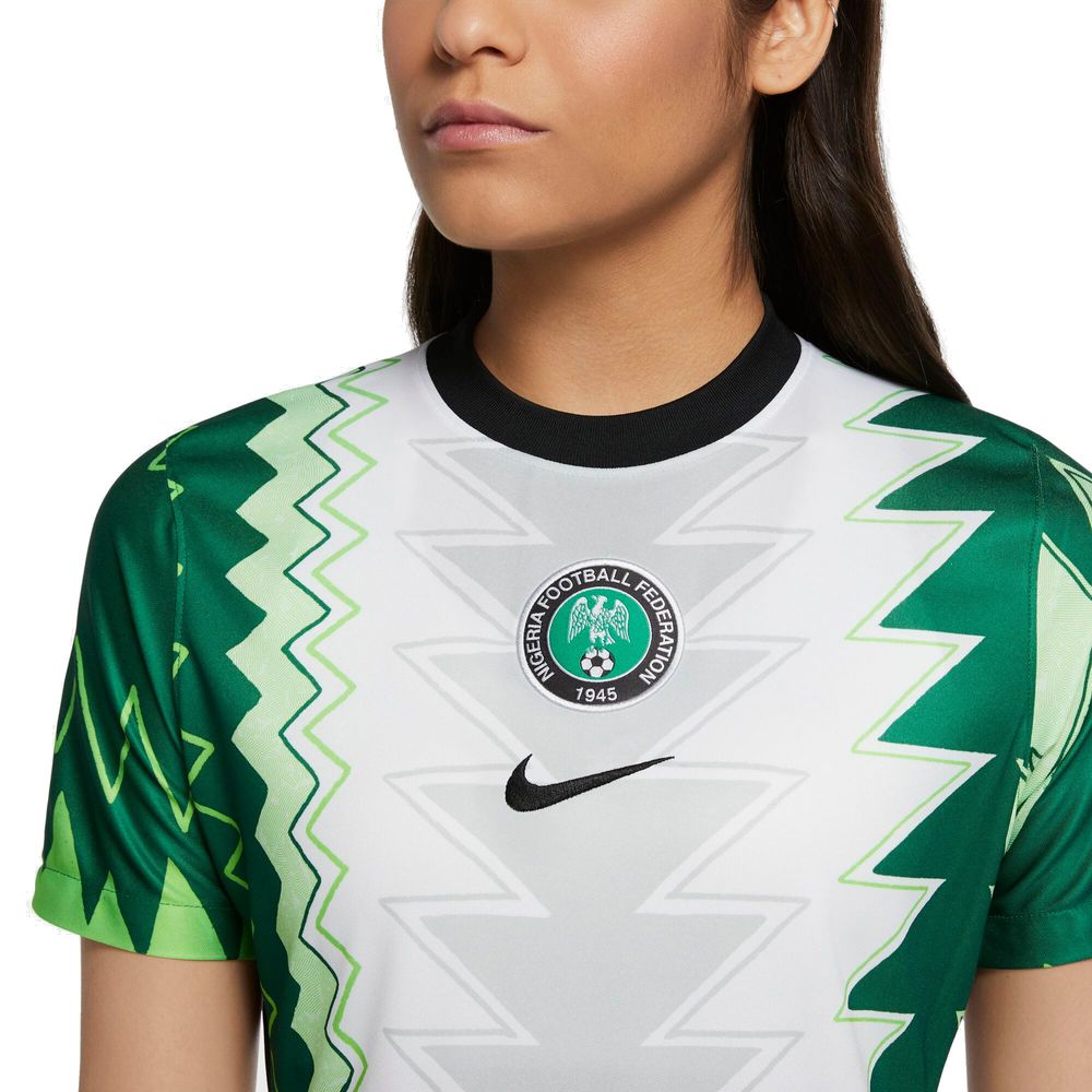 Women's Nike White Nigeria National Team 2020/21 Home Replica Jersey