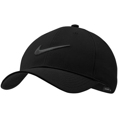 Nike Men's Nike Black Legacy91 Swoosh Logo Performance Adjustable - Hat | Bramalea City Centre