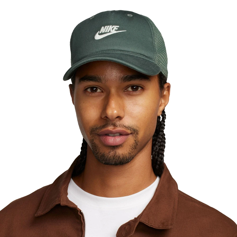 Men's Nike Hunter Green Futura Lifestyle Rise Trucker Adjustable Hat