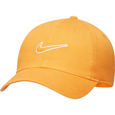 Nike Orange Heritage86 Essential Swoosh pour homme - Casquette réglable