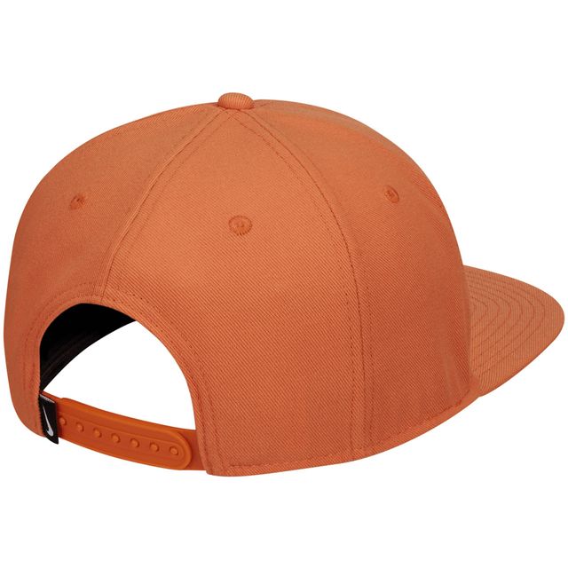 Nike Orange Pro Futura Performance pour homme - Casquette Snapback