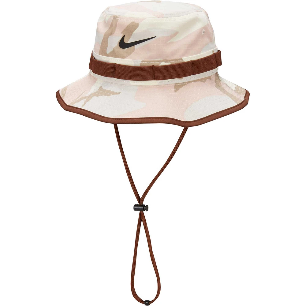 Men's Nike Tan Apex Camo Performance Bucket Hat