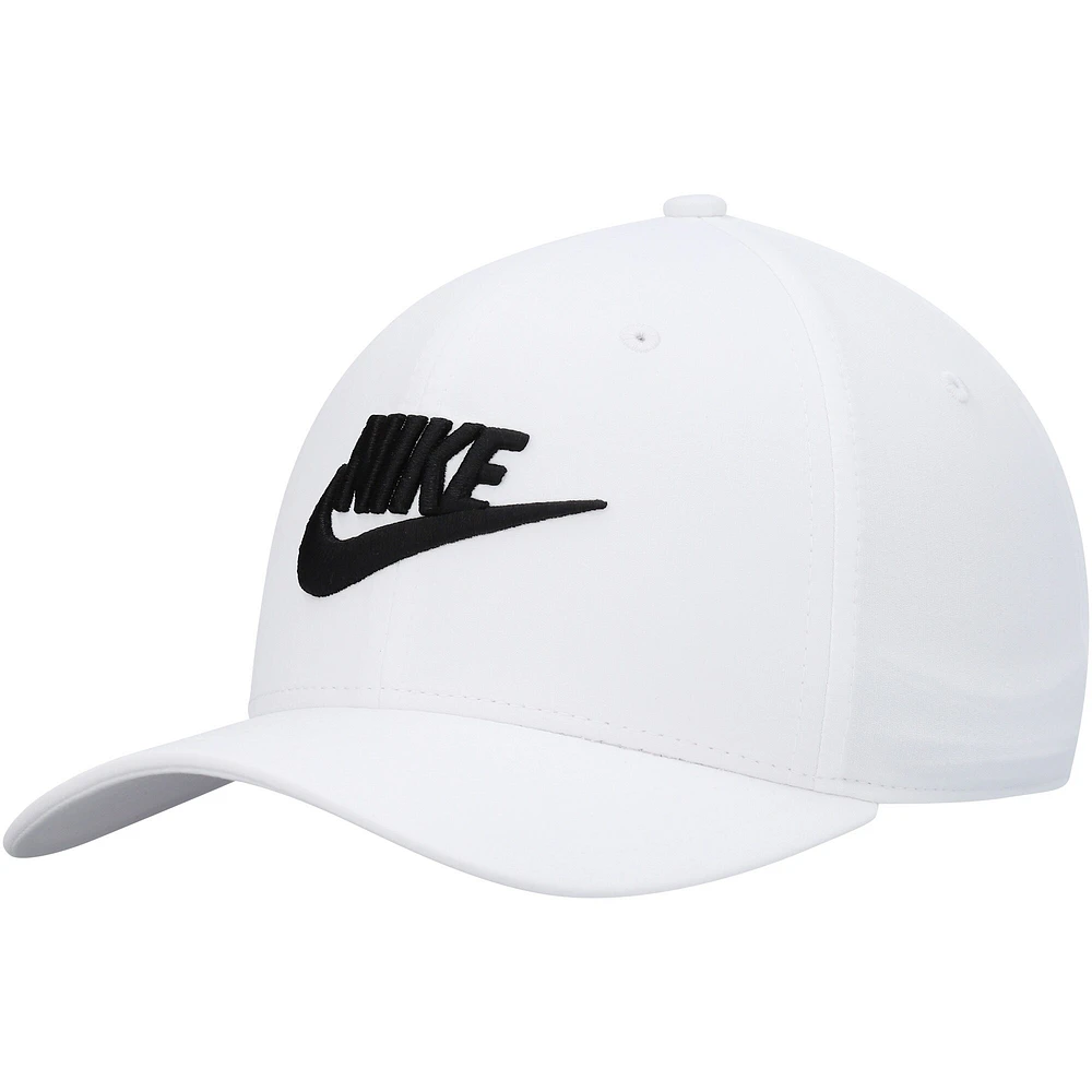 Casquette Nike Classic99 Futura Swoosh Performance Flex blanche pour homme