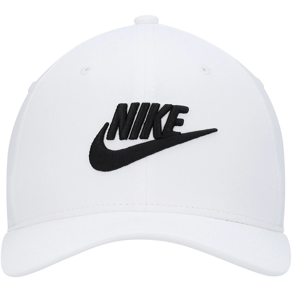 Casquette Nike Classic99 Futura Swoosh Performance Flex blanche pour homme