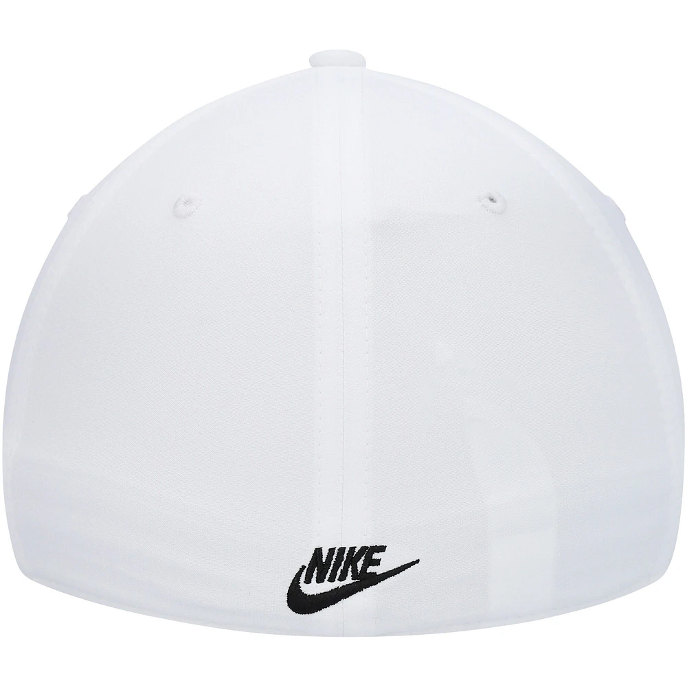 Casquette Nike Classic99 Futura Swoosh Performance Flex blanche pour homme