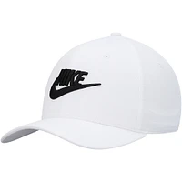 Casquette Nike Classic99 Futura Swoosh Performance Flex blanche pour homme