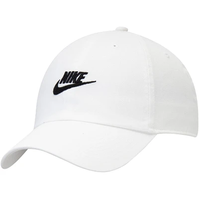 Casquette réglable Nike Futura Heritage86 blanche pour homme