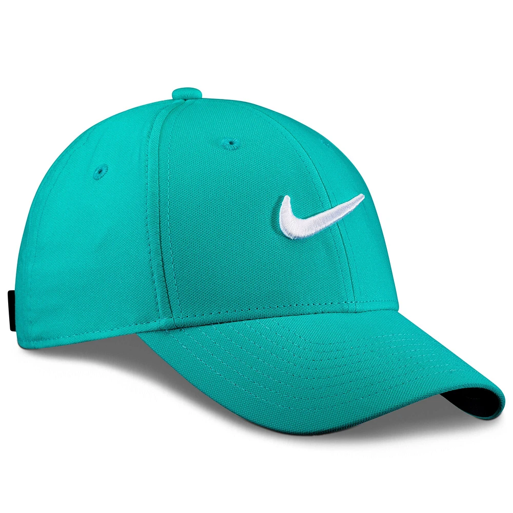 Nike Aqua/White Club Swoosh Adjustable Hat