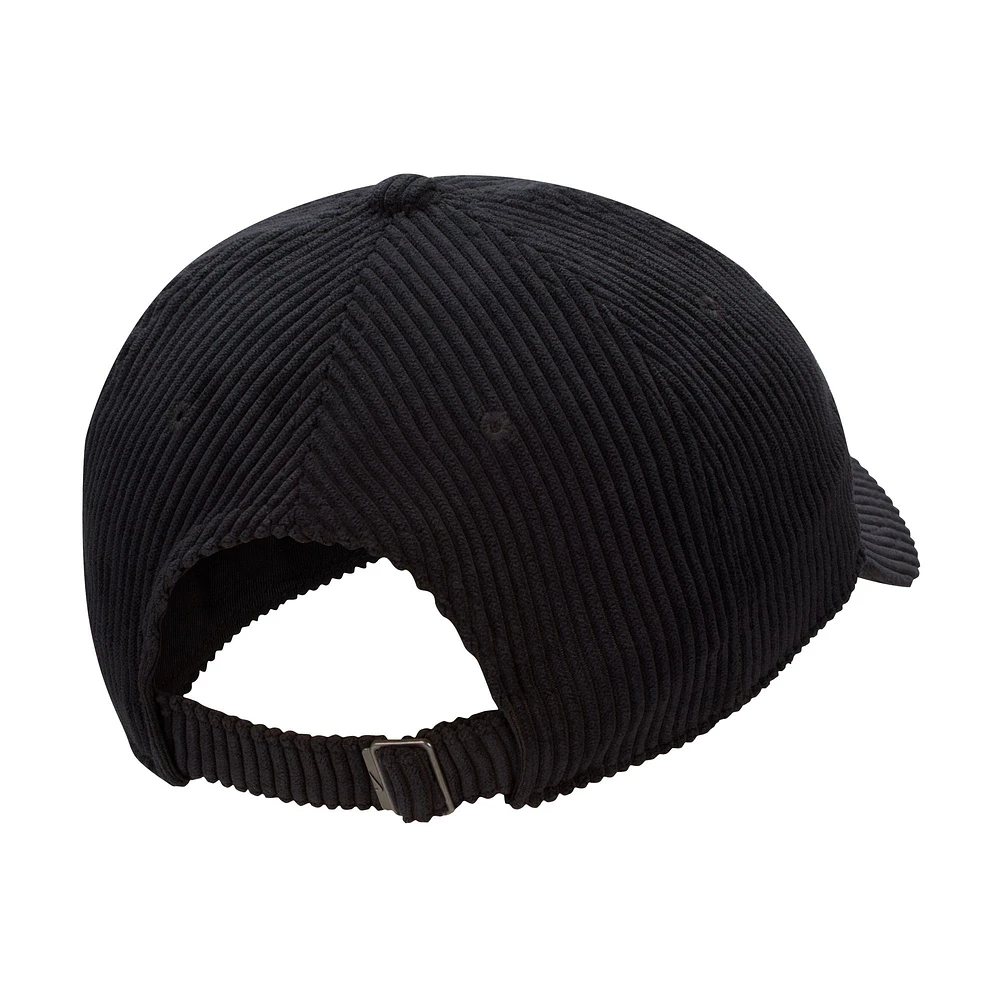 Casquette ajustable Nike Corduroy Club noire