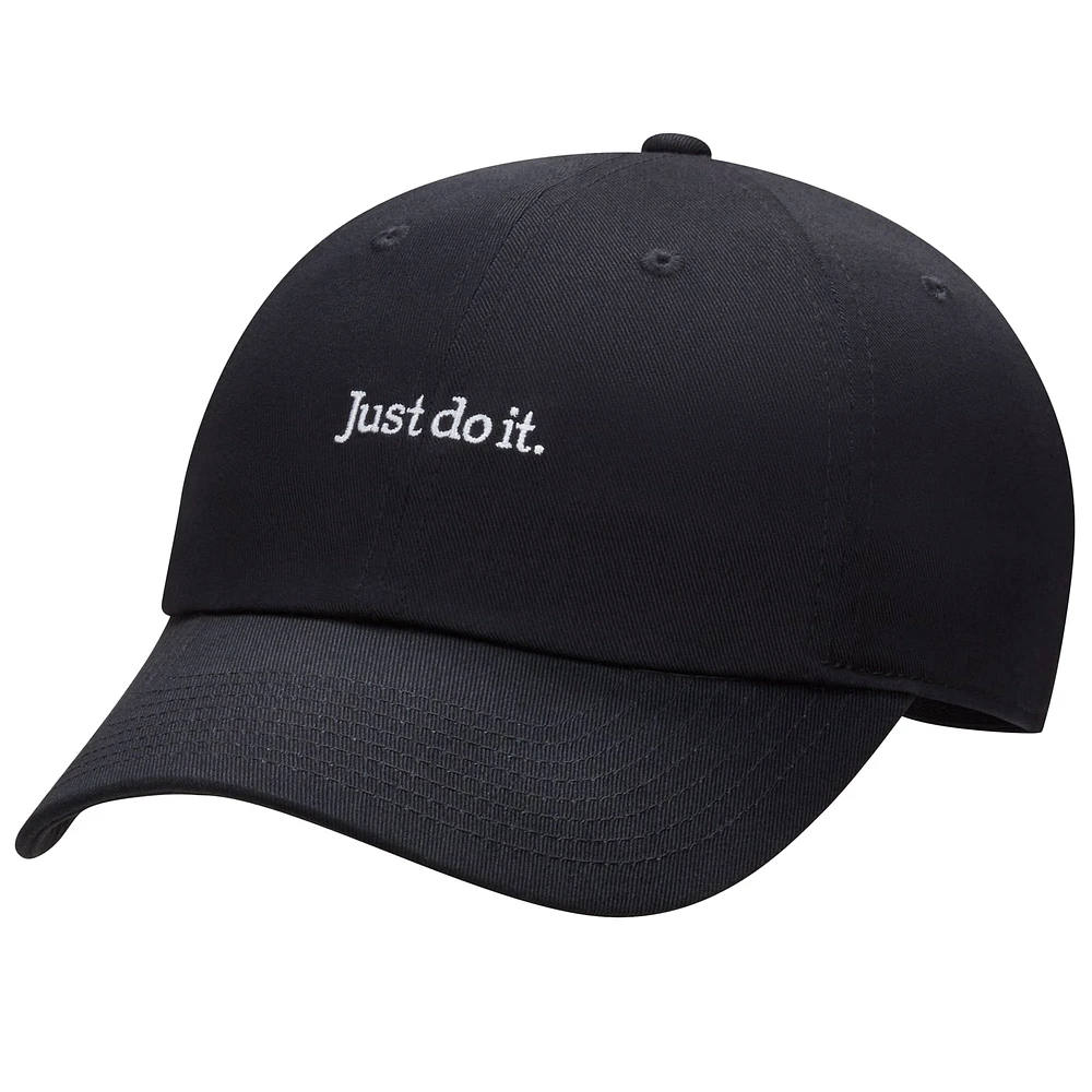 Nike Black Just Do It Lifestyle Club Adjustable Hat