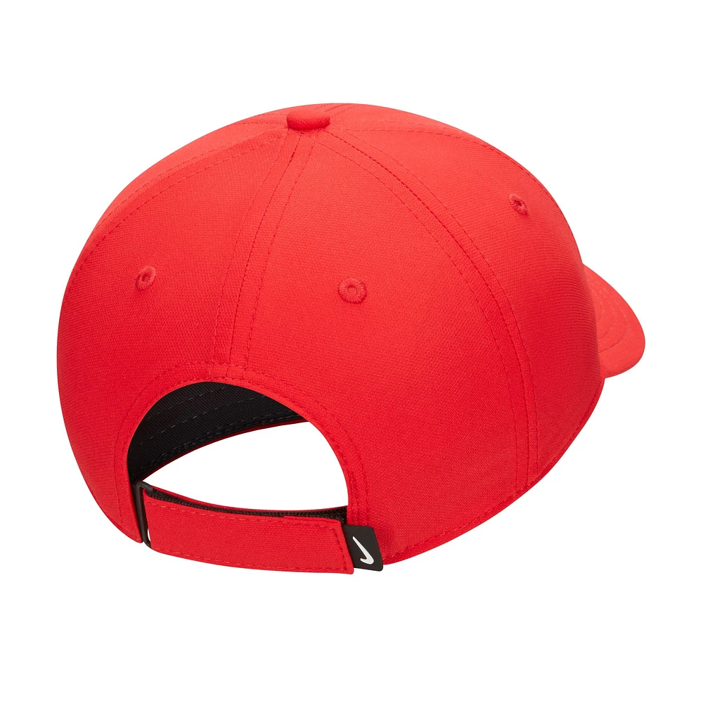 Casquette réglable Nike Club Swoosh rouge