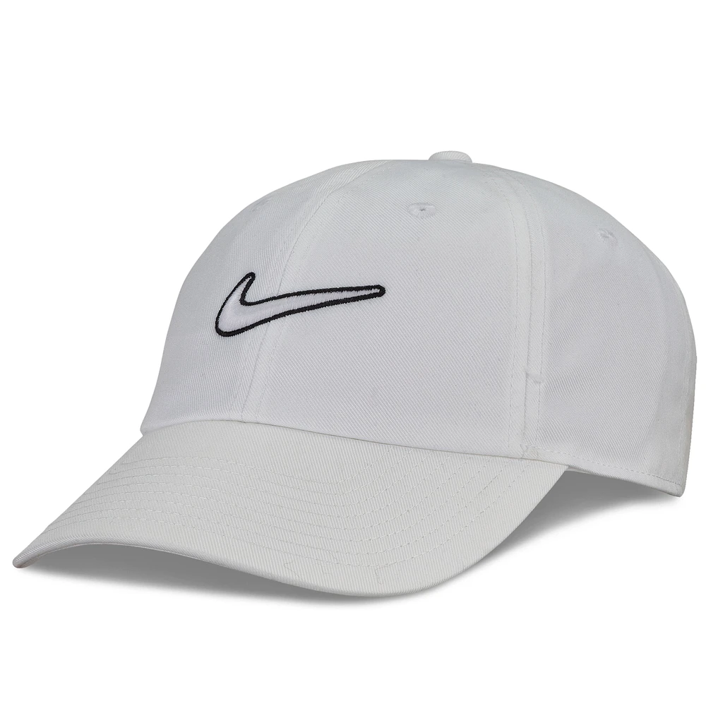 Casquette réglable Nike Club Swoosh blanche