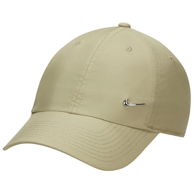Unisex Nike  Olive Metal Swoosh Lifestyle Performance Club Adjustable Hat