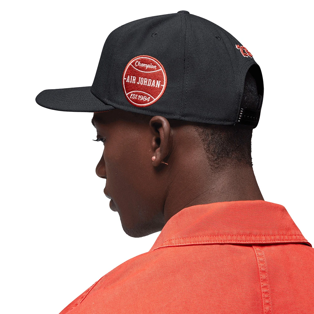 Unisex Jordan Brand Black Pro MVP Adjustable Hat