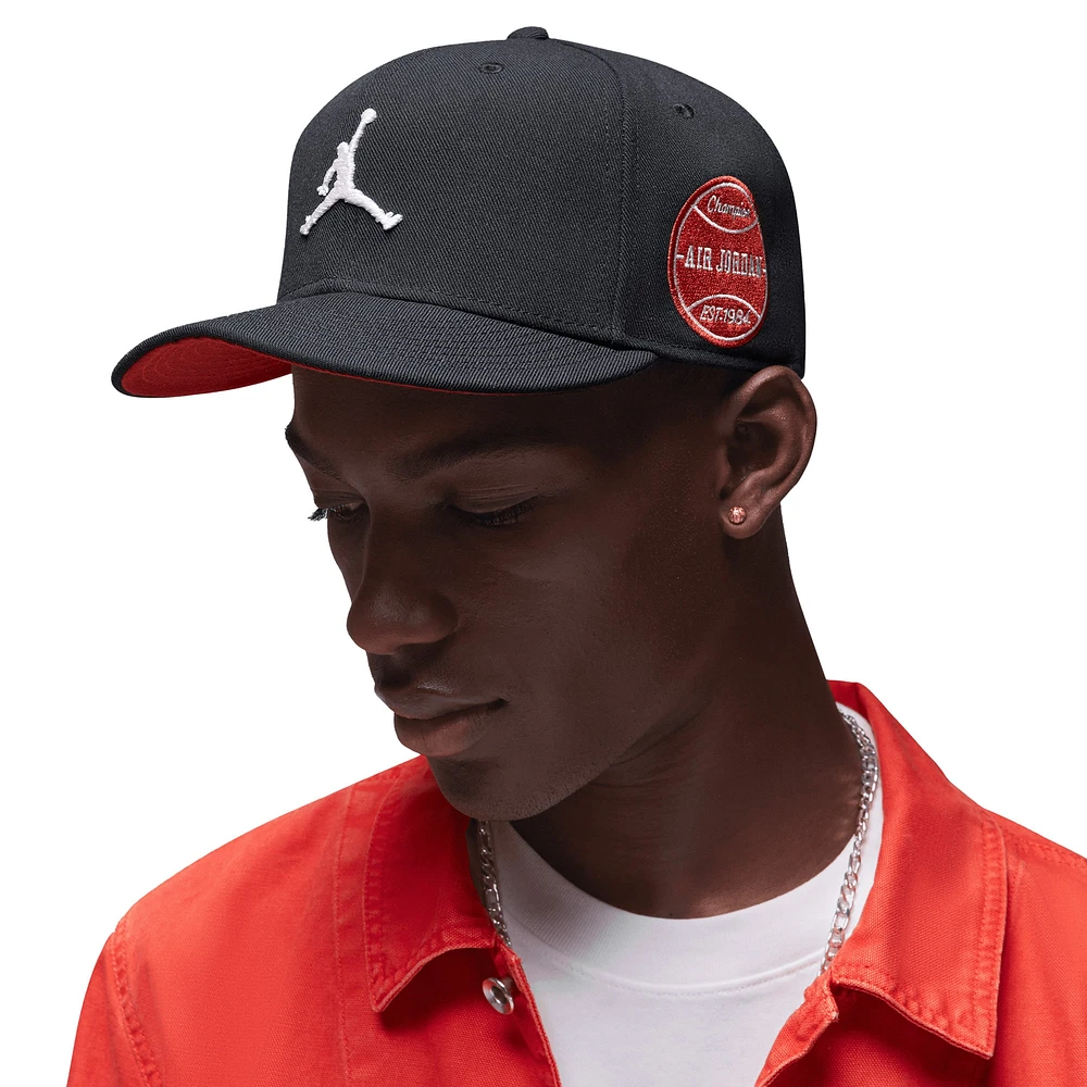 Unisex Jordan Brand Black Pro MVP Adjustable Hat
