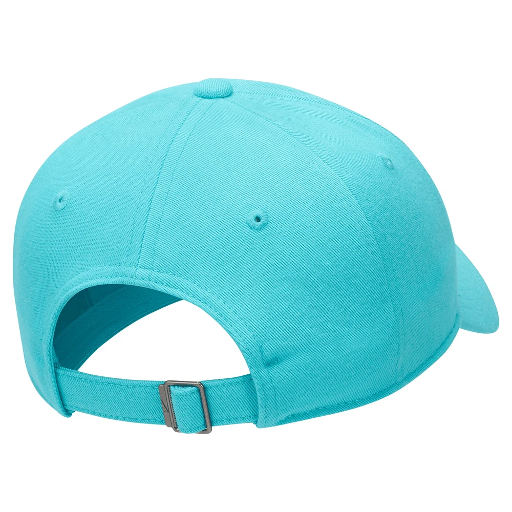 Unisex Nike Aqua Swoosh Club Performance Adjustable Hat